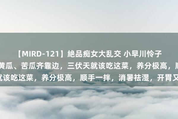 【MIRD-121】絶品痴女大乱交 小早川怜子 椎名ゆな ASUKA 乃亜 黄瓜、苦瓜齐靠边，三伏天就该吃这菜，养分极高，顺手一拌，消暑祛湿，开胃又解腻！