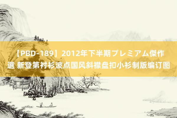 【PBD-189】2012年下半期プレミアム傑作選 新登第衬衫波点国风斜襟盘扣小衫制版编订图