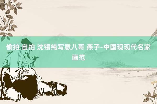 偷拍 自拍 沈锡纯写意八哥 燕子-中国现现代名家画范