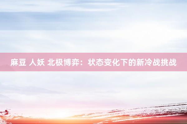 麻豆 人妖 北极博弈：状态变化下的新冷战挑战