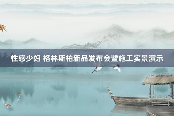 性感少妇 格林斯柏新品发布会暨施工实景演示