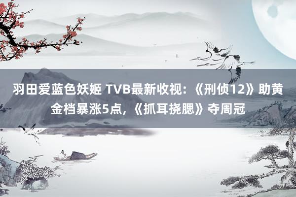 羽田爱蓝色妖姬 TVB最新收视: 《刑侦12》助黄金档暴涨5点, 《抓耳挠腮》夺周冠